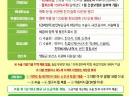 충북 영동군, 2026년 ‘백내장·무릎인공관절 수술 의료비’ 지원 추진 기사 이미지